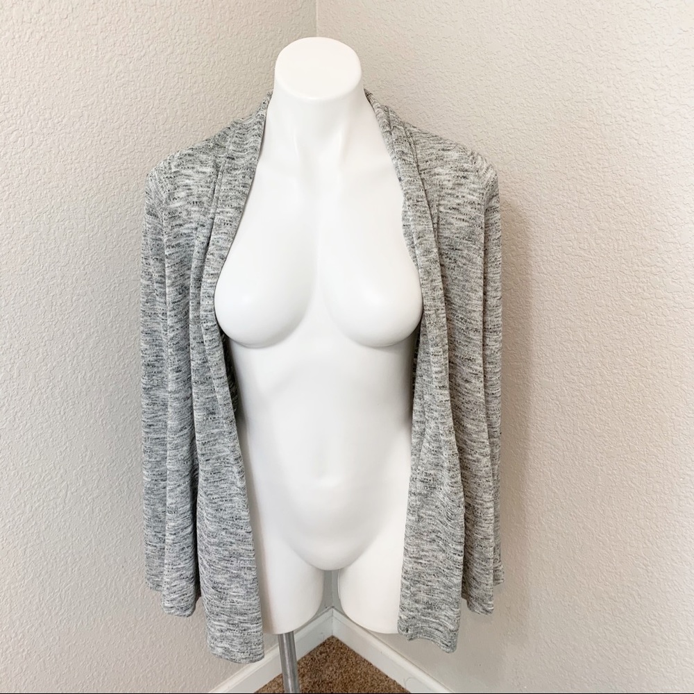 3/$25 LOFT Outlet Open Front Gray Cardigan